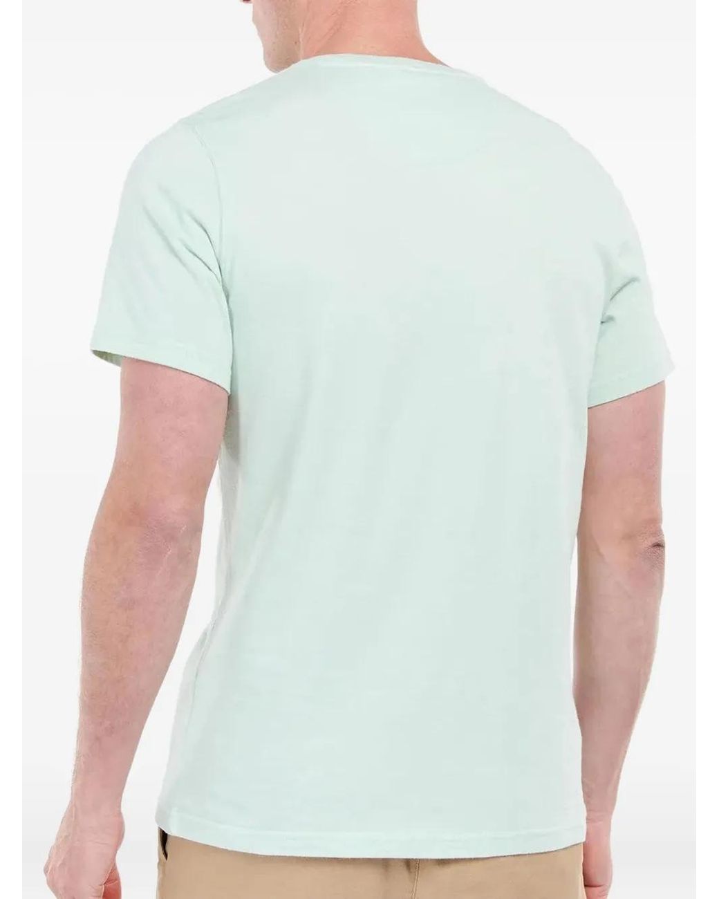 Barbour Green Logo Tee for men