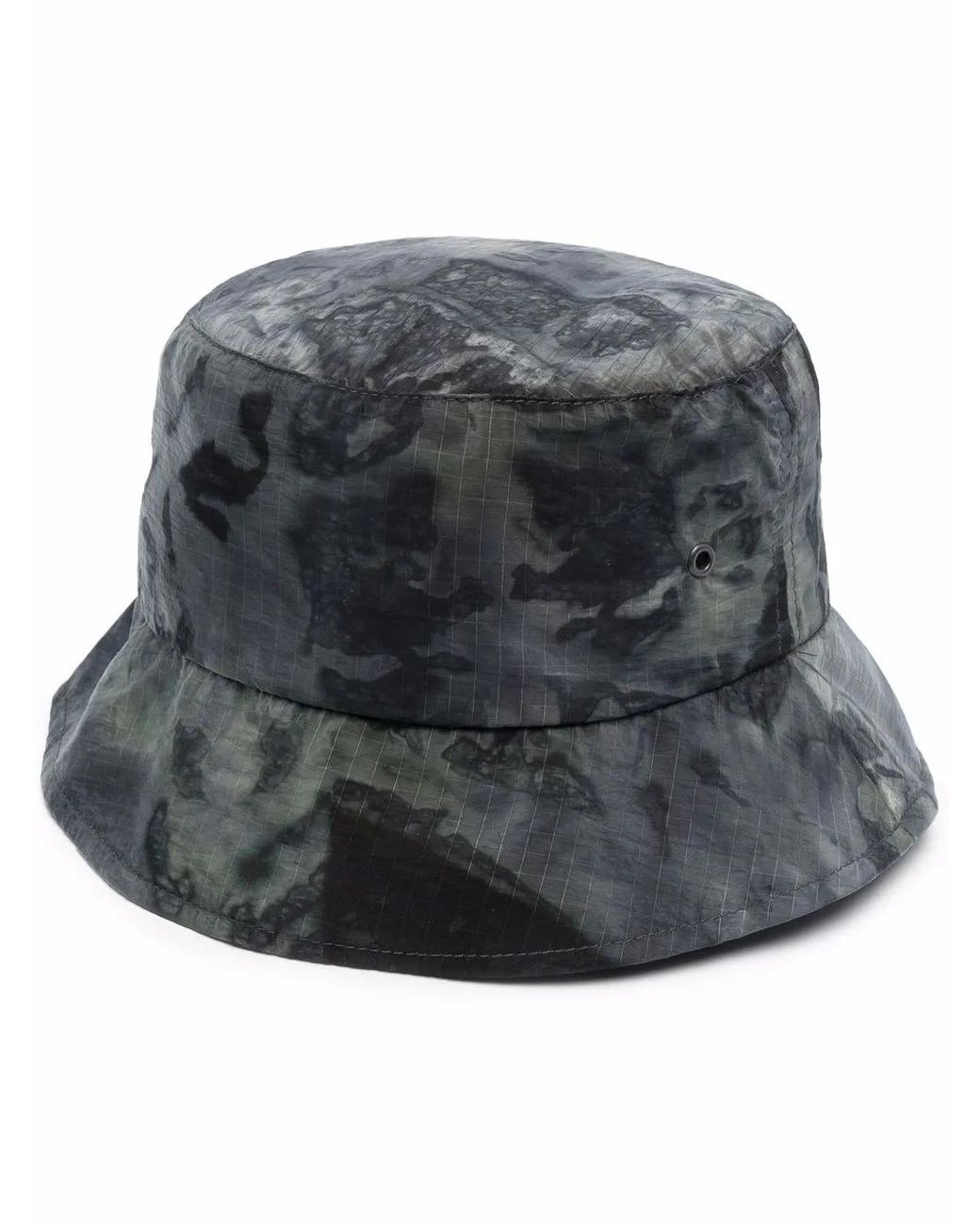 Mackintosh Gray Tie-Dye Nylon Bucket Hat