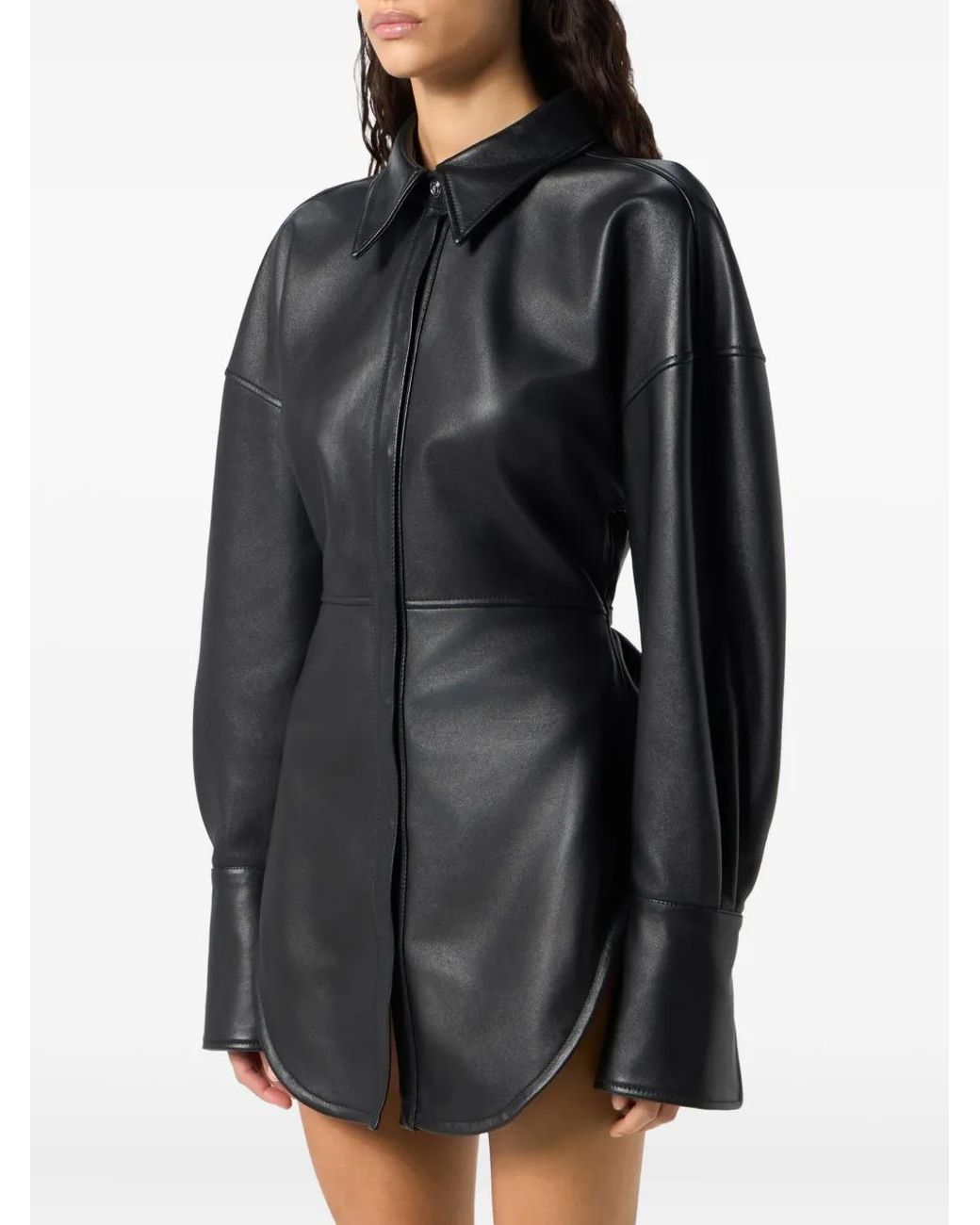 Blumarine Black Buttoned Shirt