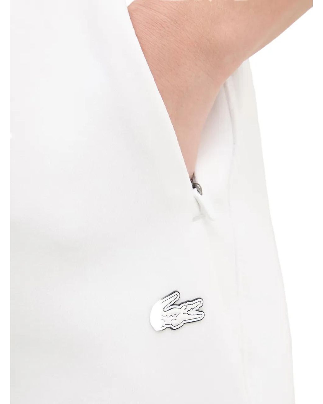 Pantalon De Jogging À Patch Logo Lacoste en coloris White