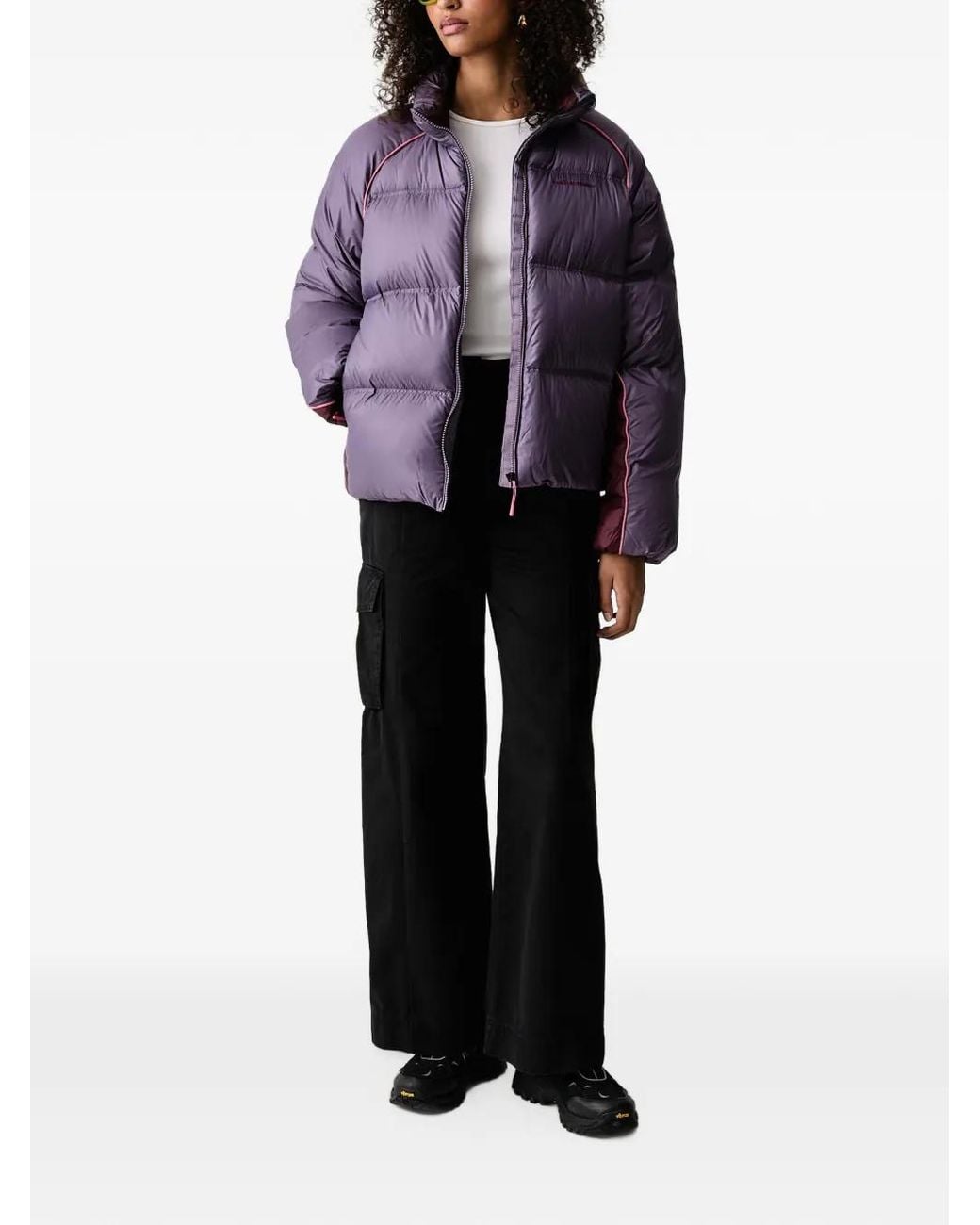 Peak Performance Purple Quilted Down Jacket