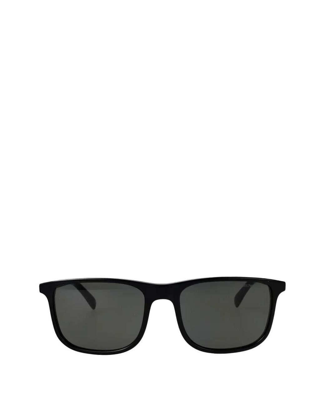 Emporio Armani Black Rectangle-Frame Sunglasses for men