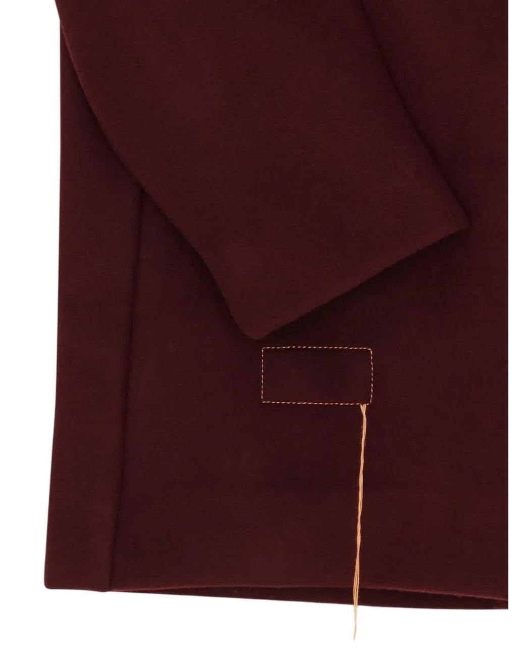 Fortela Red Serwilliam Double-Breasted Wool Coat for men