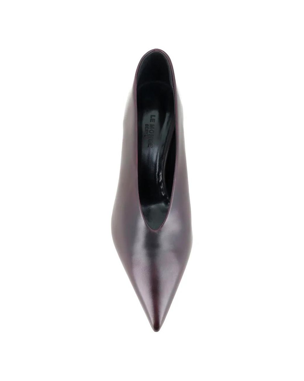 Le Monde Beryl Brown Babouche Heeled Pumps