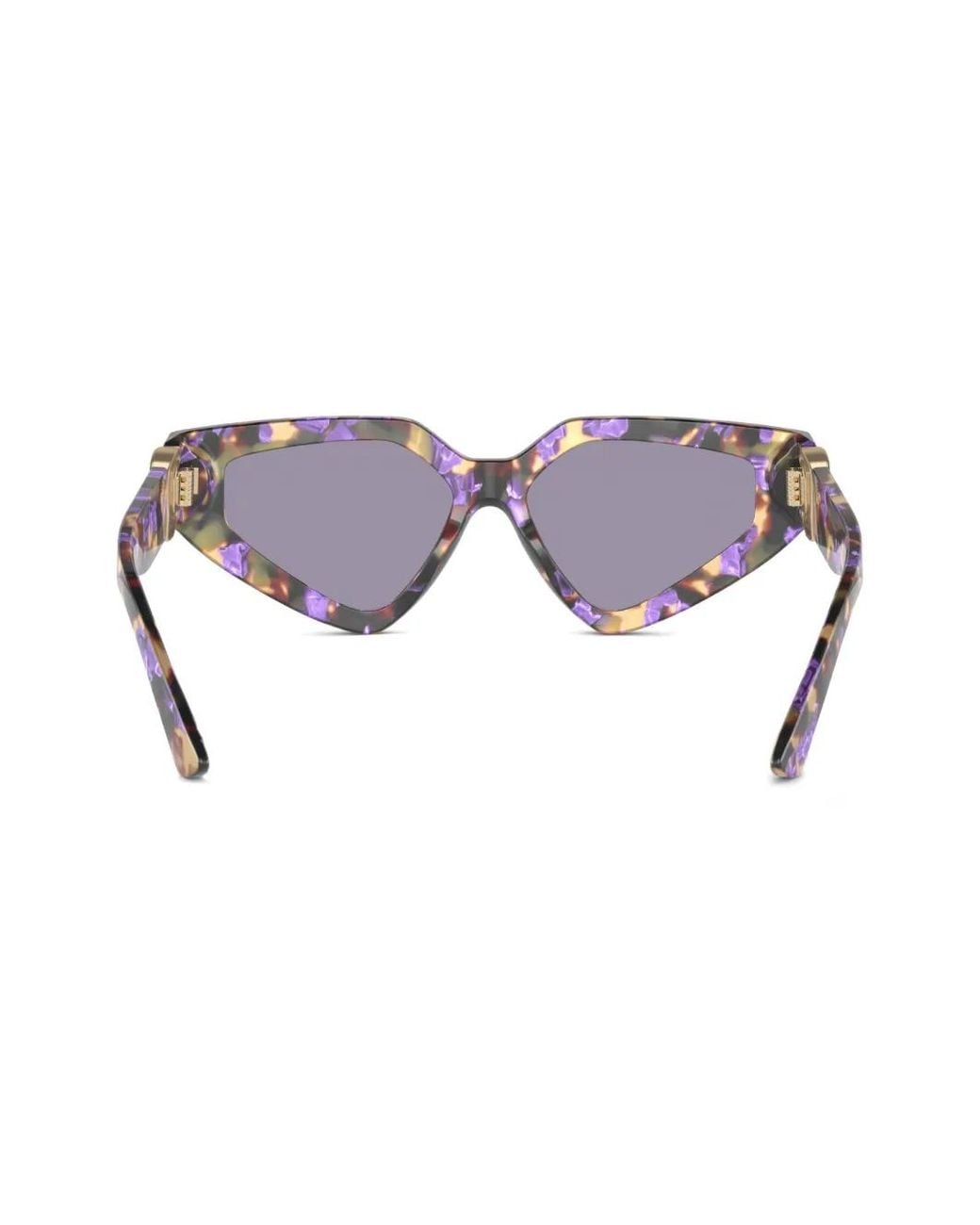 Dolce & Gabbana Purple Precious Cat-Eye Sunglasses