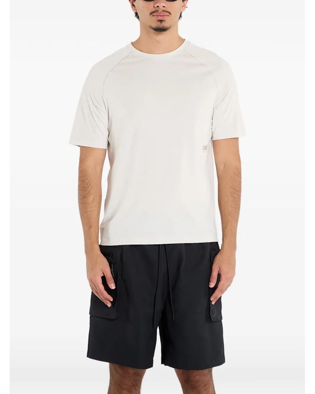 Ciele Athletics White Logo-Print T-Shirt for men