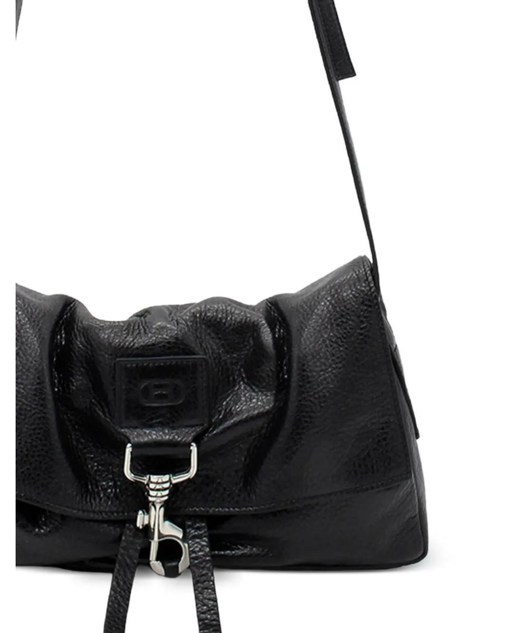 RADICA STUDIO White Mini La Bisaccia Soufflè Shoulder Bag