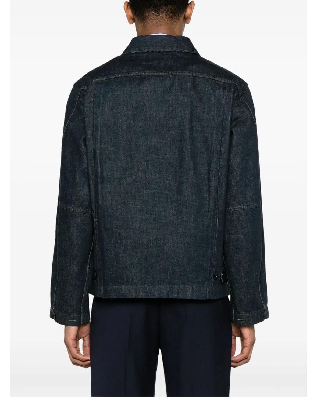 Lemaire Denim Shirtjack in het Blue