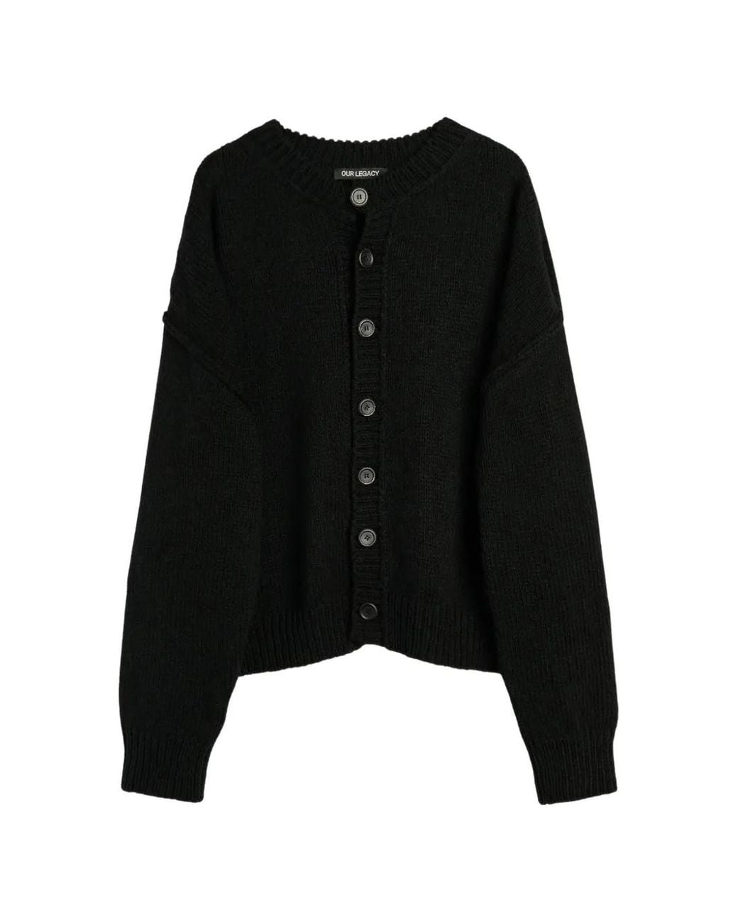 Our Legacy Black Pitch Cardigan for men