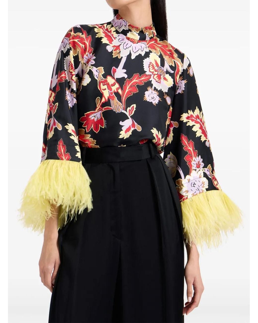 LaDoubleJ Red Make An Exit Blouse