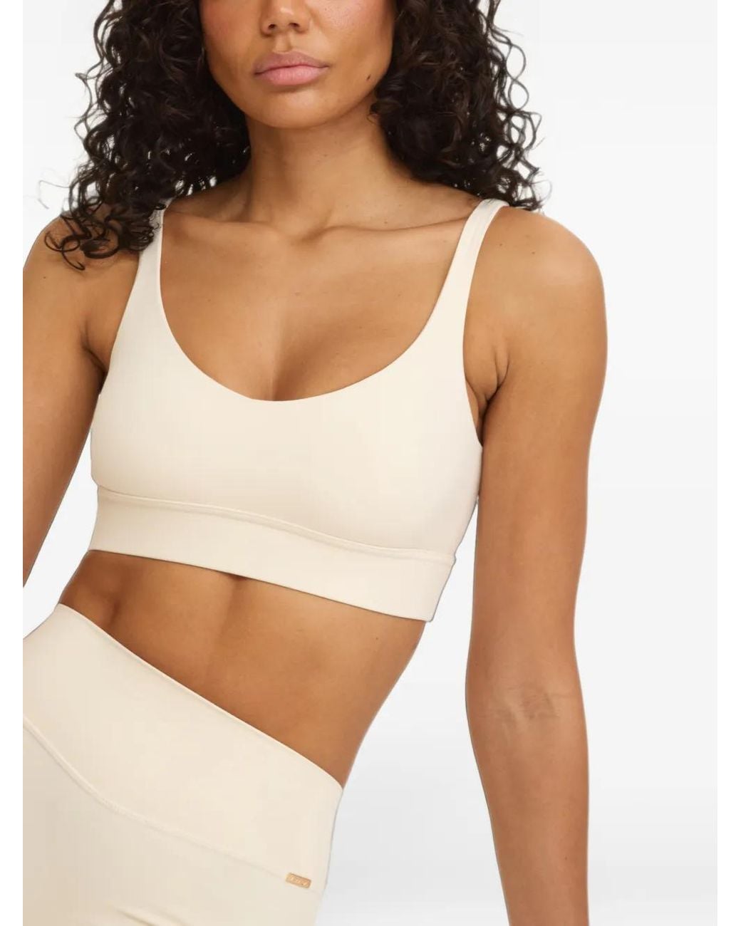 AMADAWEAR White Unique Sports Bra