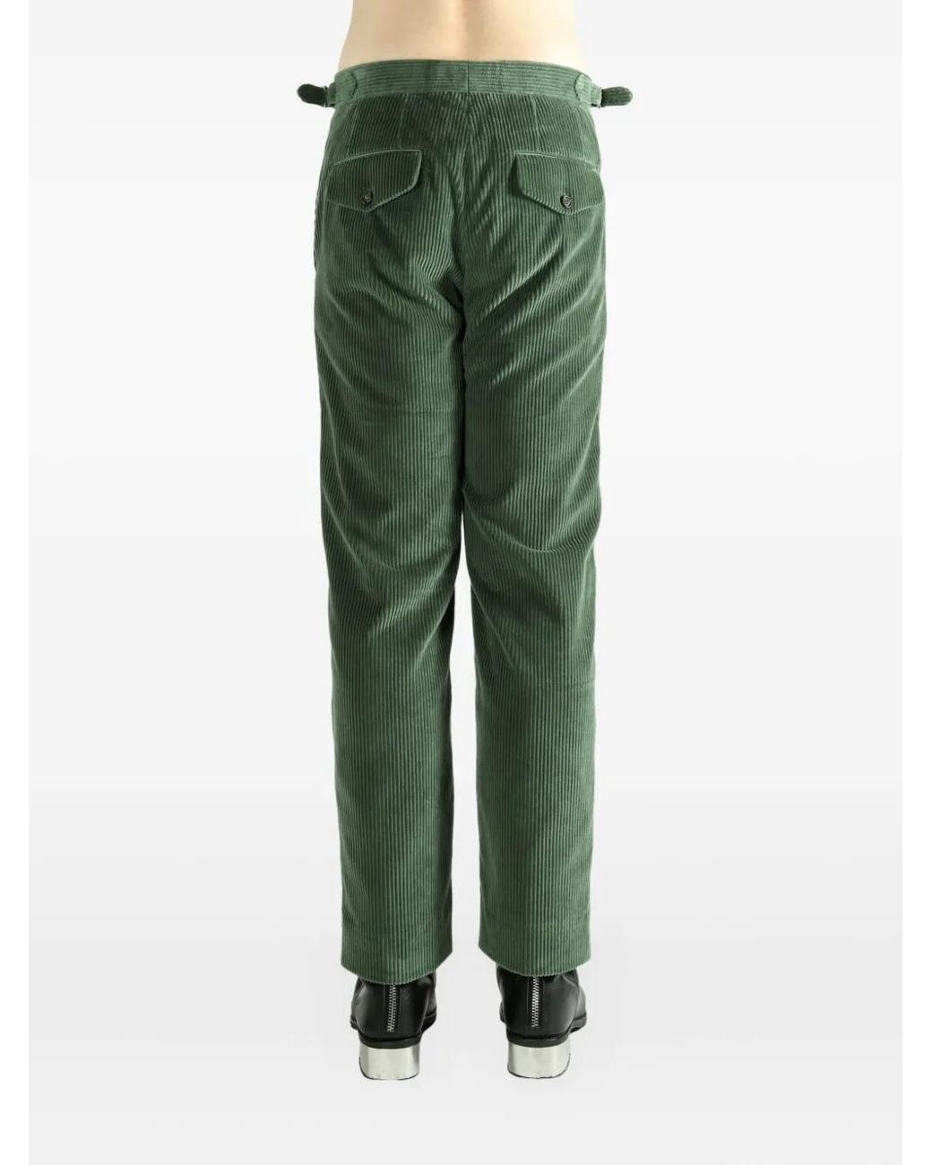 Bode Ribfluwelen Broek in het Green voor heren