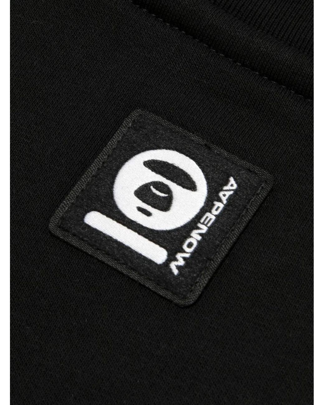 Aape By A Bathing Ape Black Heart-Patch Sweatshirt for men