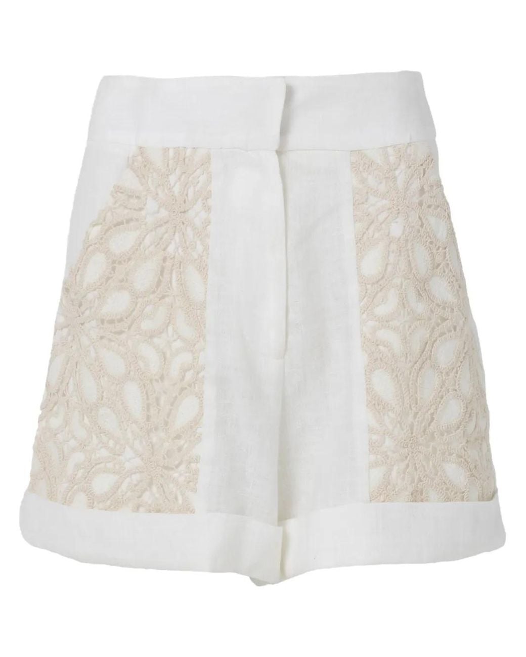 JBQ White Seth Shorts