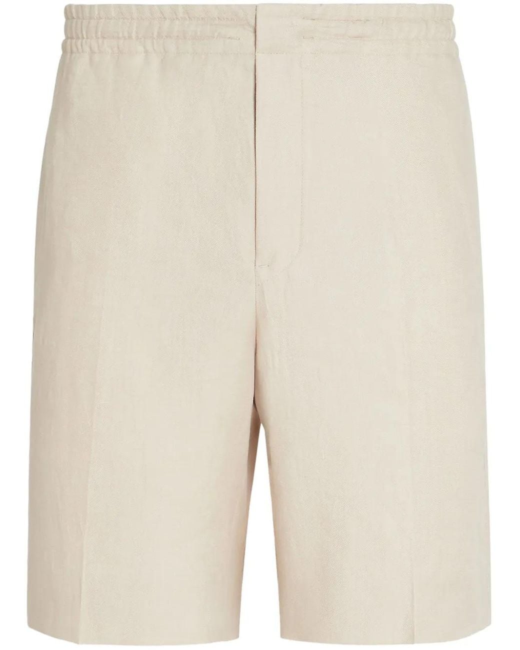 Zegna Natural Oasi Lino Shorts Pants for men