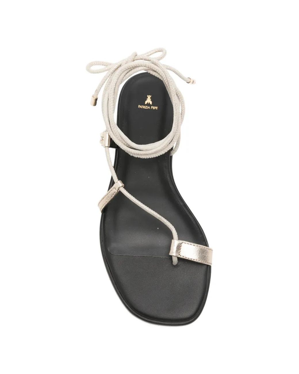 Patrizia Pepe White Leather Sandals