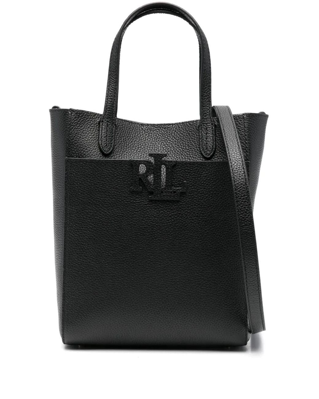 Ralph Lauren Black Small Cameryn Tote Bag