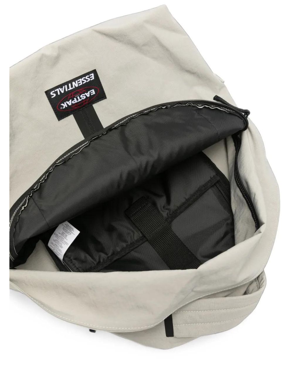 Fear Of God Gray Essentials Logo-Patch Backpack for men