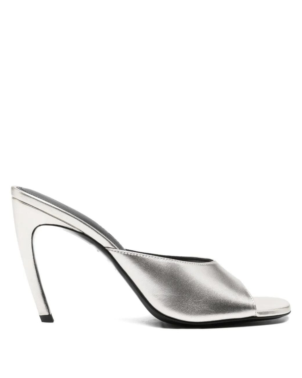 The Attico White Betta Sandals