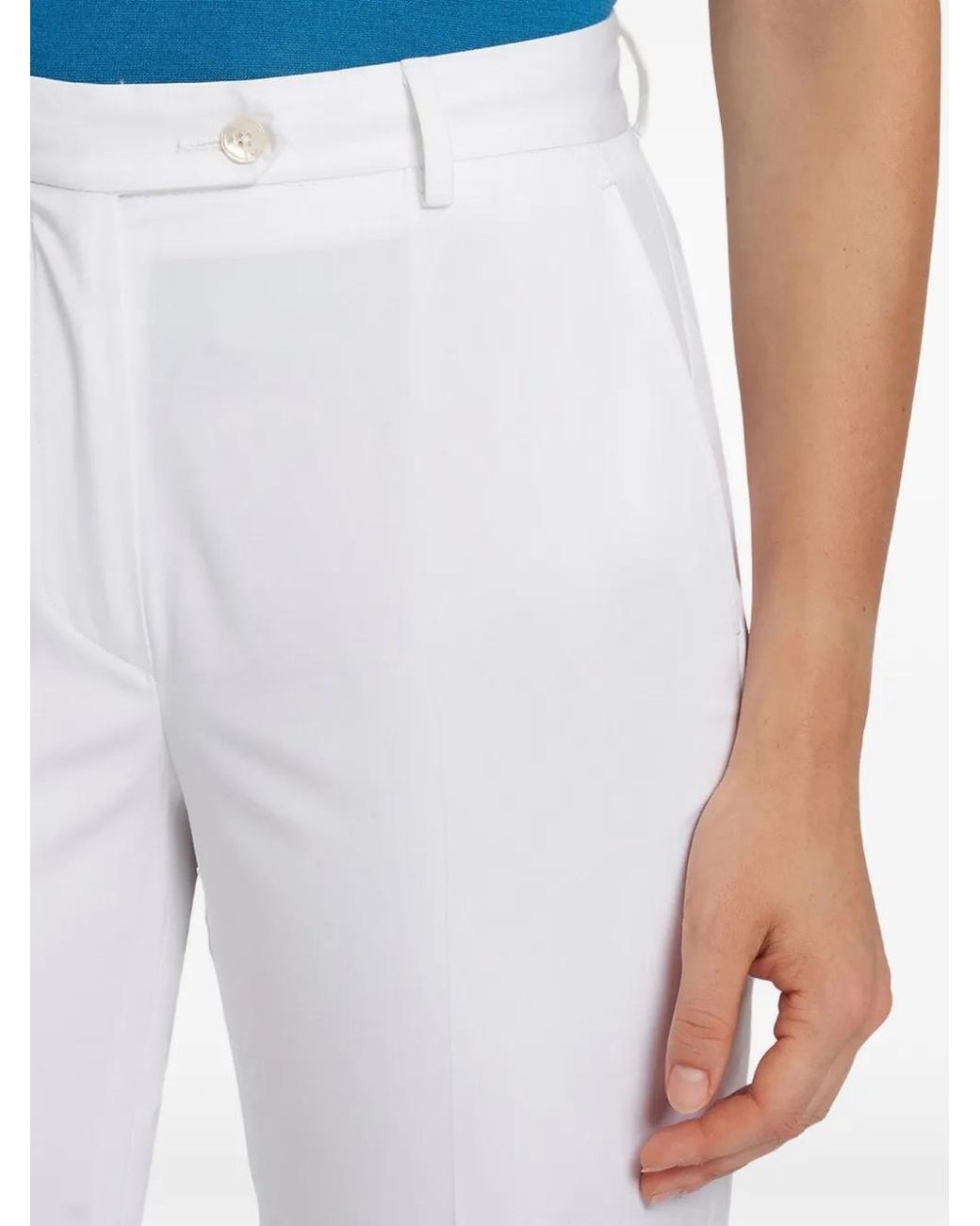 Pantalones Pitillo Kiton de color White