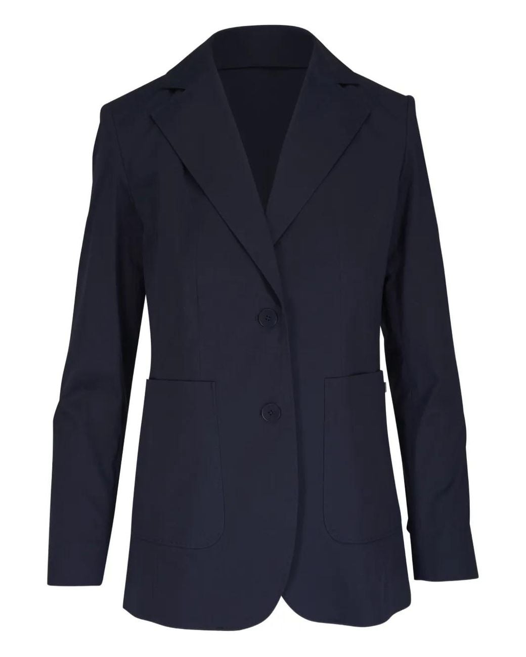 Bogner Blue Amande Single-Breasted Blazer