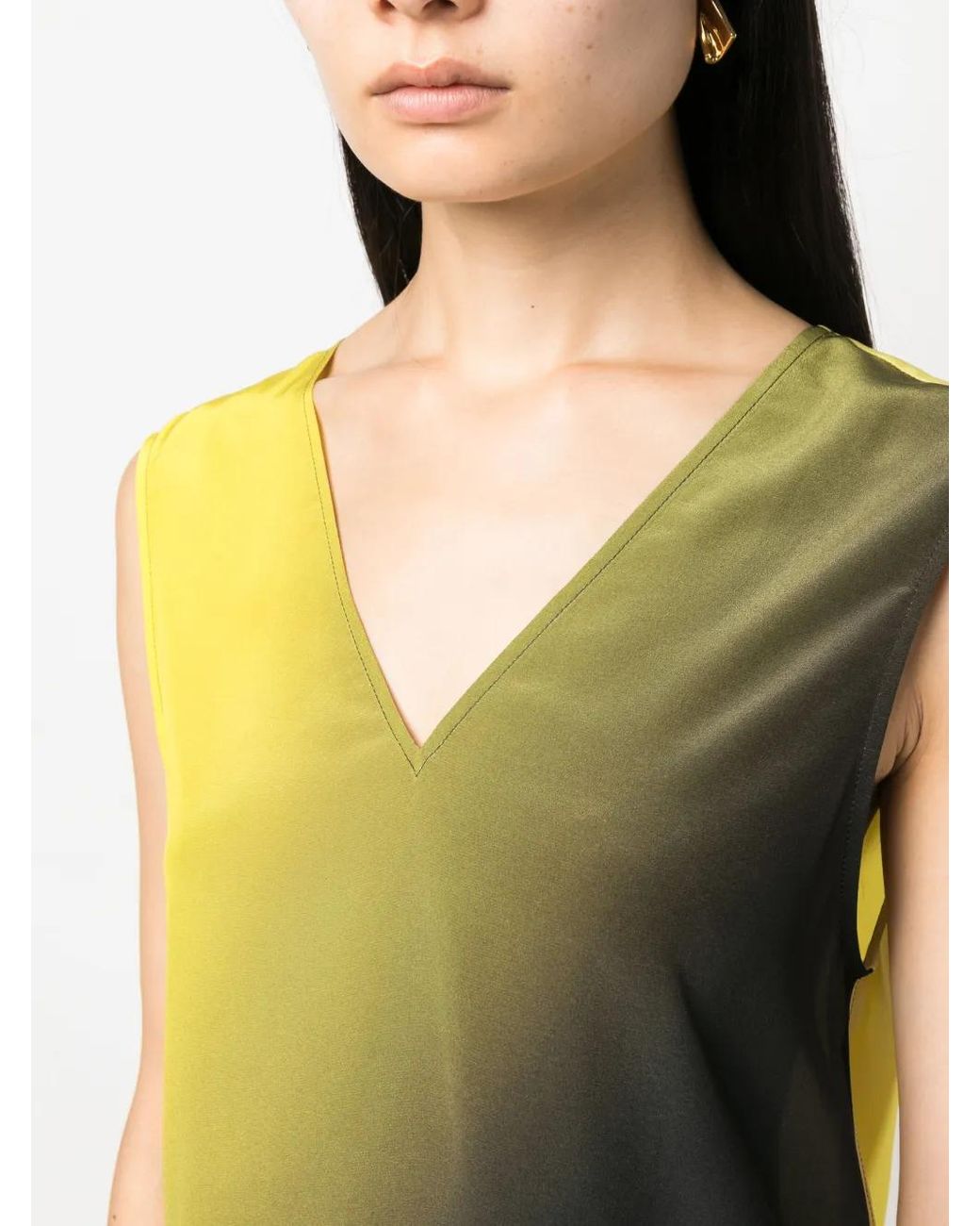 Vestido Con Efecto Degradado Gauchère de color Black