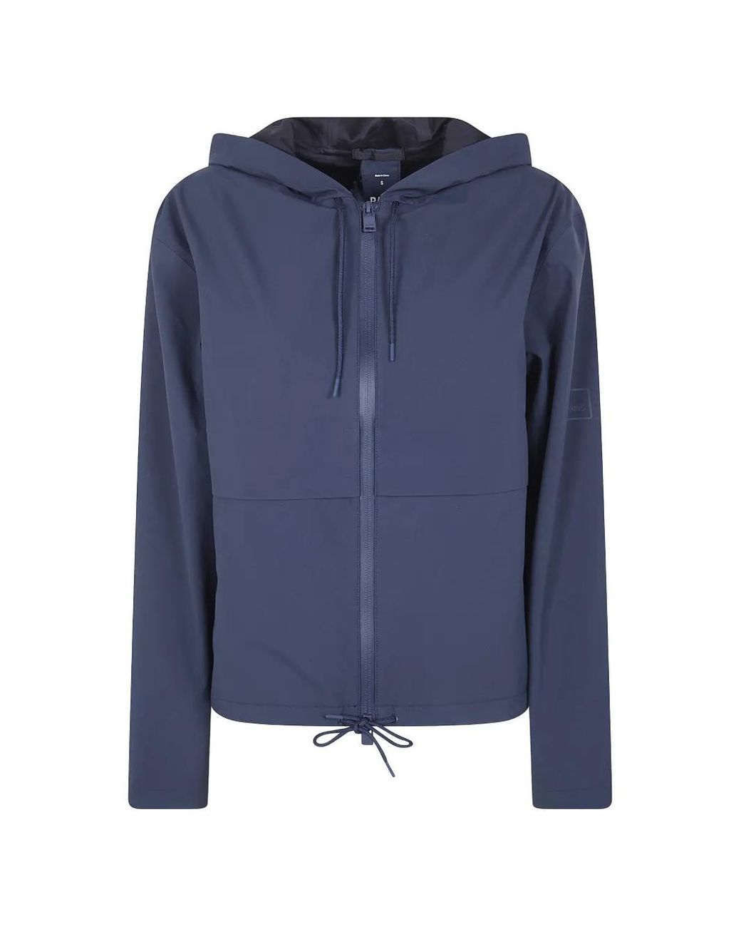 Rains Blue "Suva Hardshell" Short String Jacket