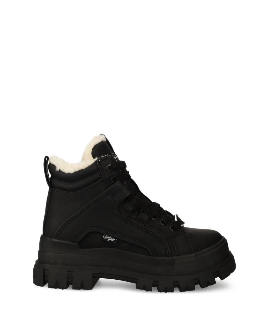 Buffalo Black Bottines Aspha Nc Mid À Semelle Épaisse
