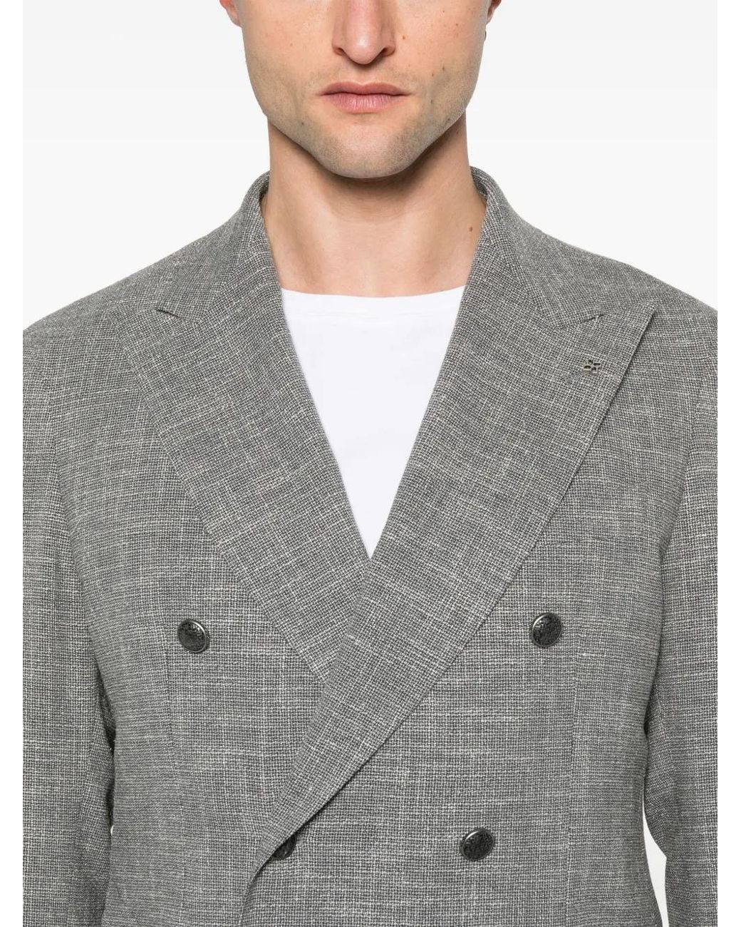 Tagliatore Blazer Met Textuur in het Gray voor heren