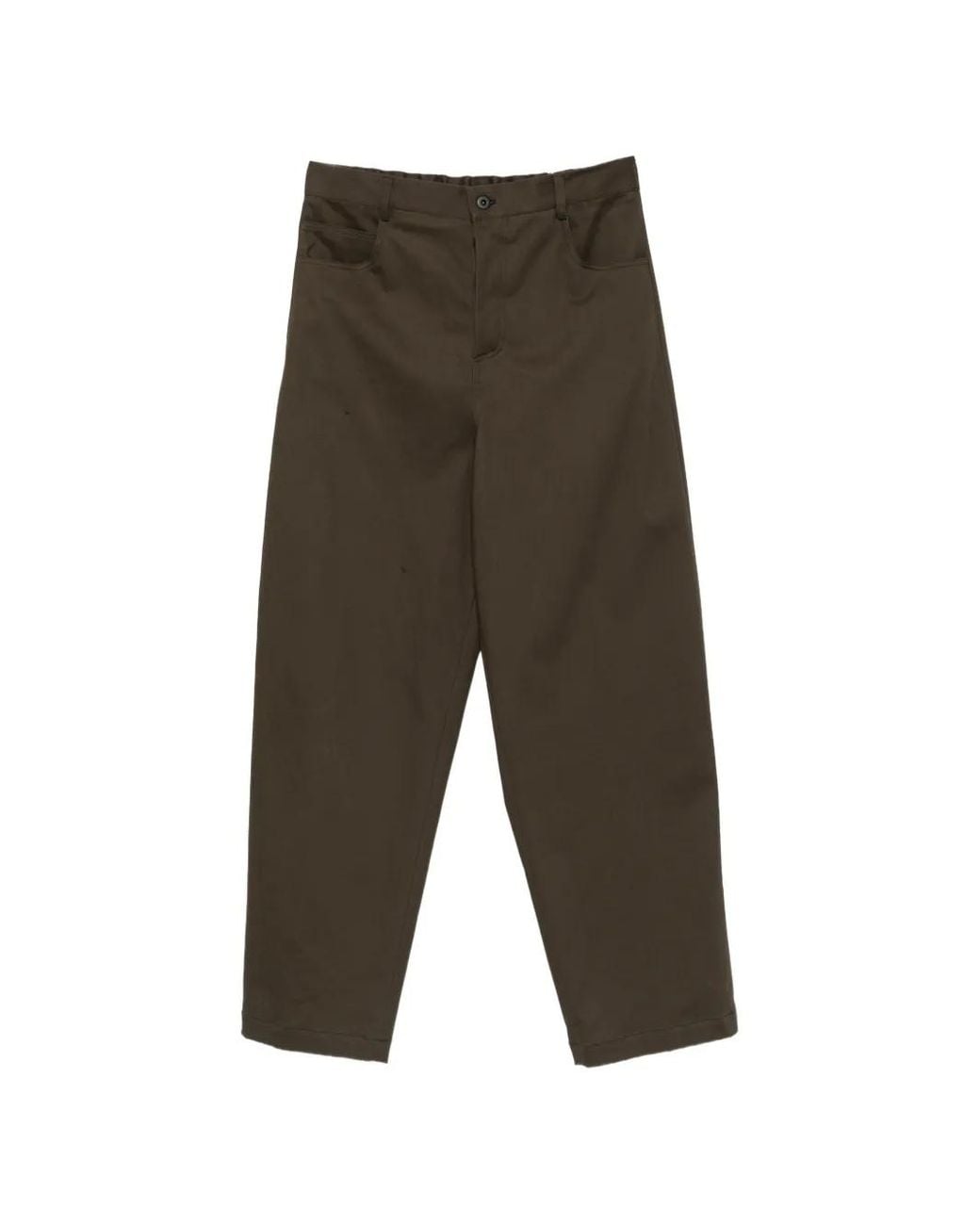 Hevò Gray Straight-Leg Trousers for men