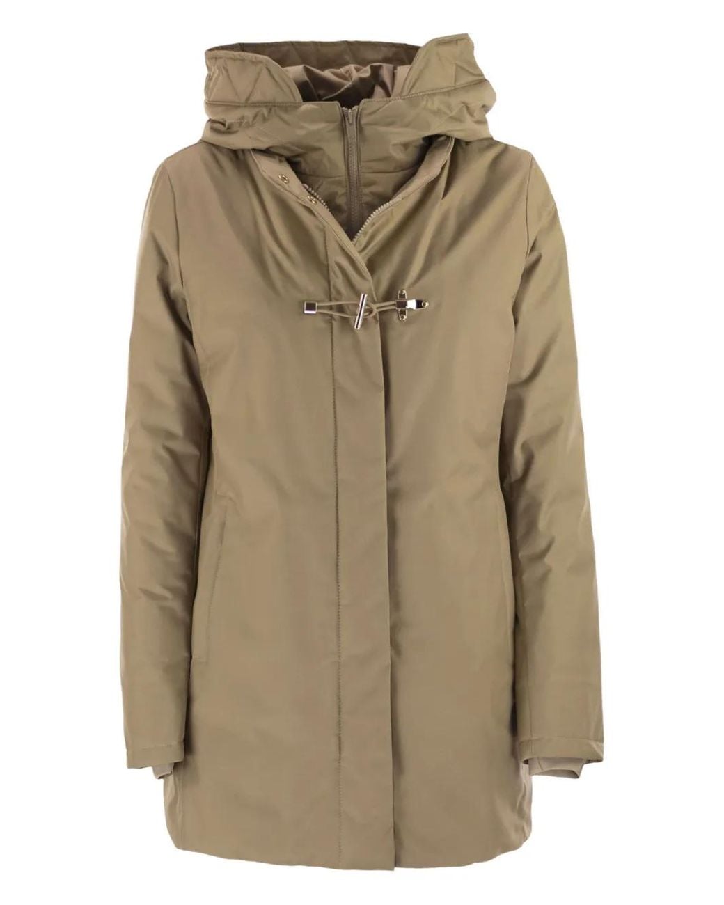 Fay Parka Met Capuchon in het Natural