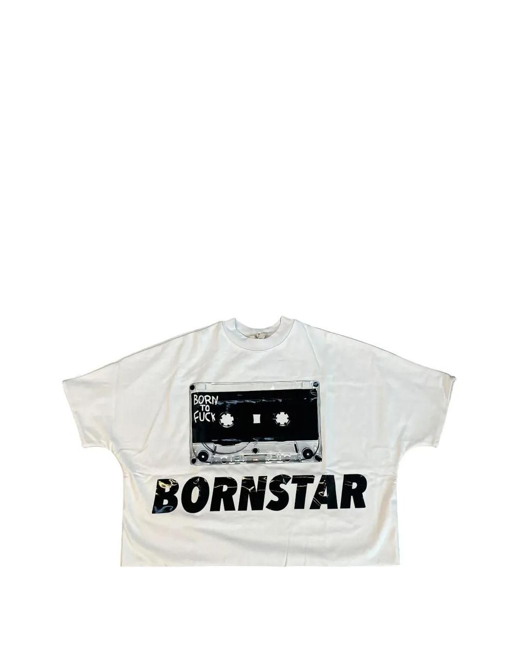 Stadium Goods White Bornstar Graphic-Print T-Shirt for men