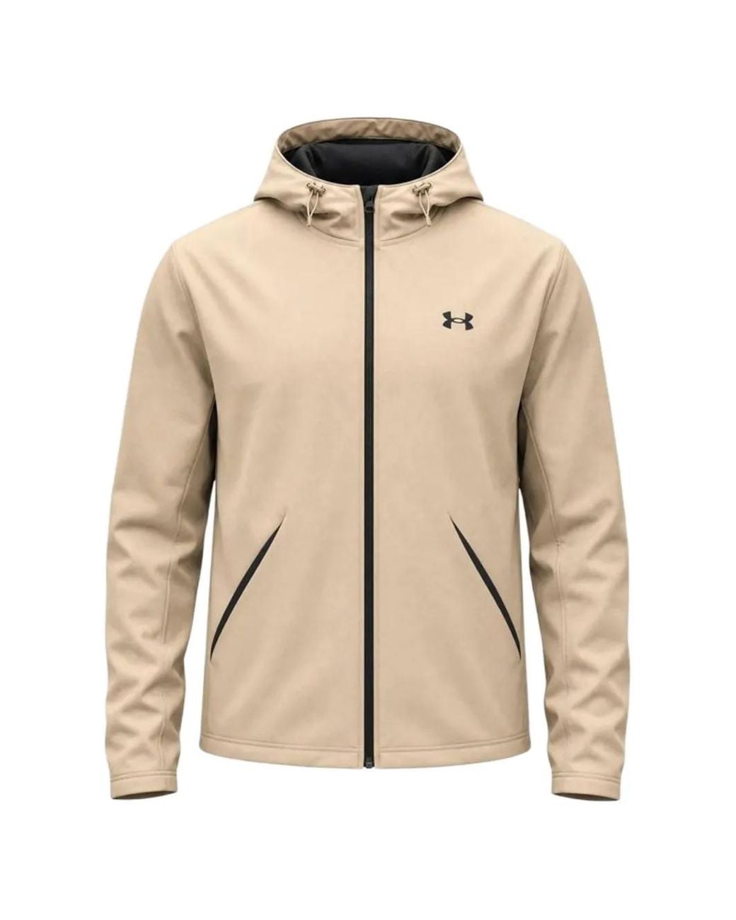 Under Armour Natural Logo-Print Zip-Up Hooded Jacket for men