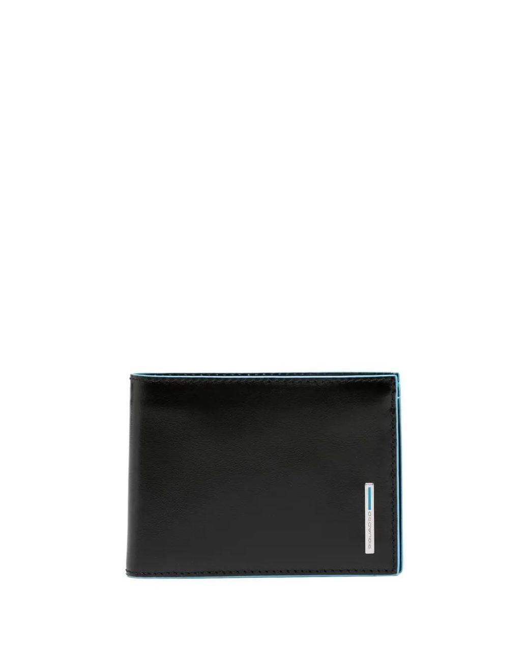 Piquadro Black B2 Revamp Bi-Fold Wallet for men