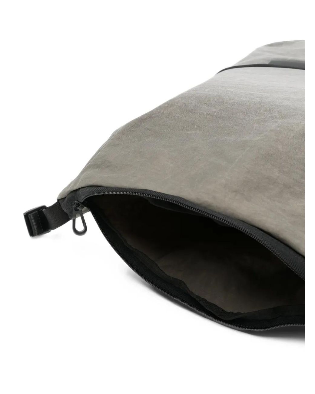 Côte&Ciel Gray Reflective-Finish Zip-Fastening Backpack