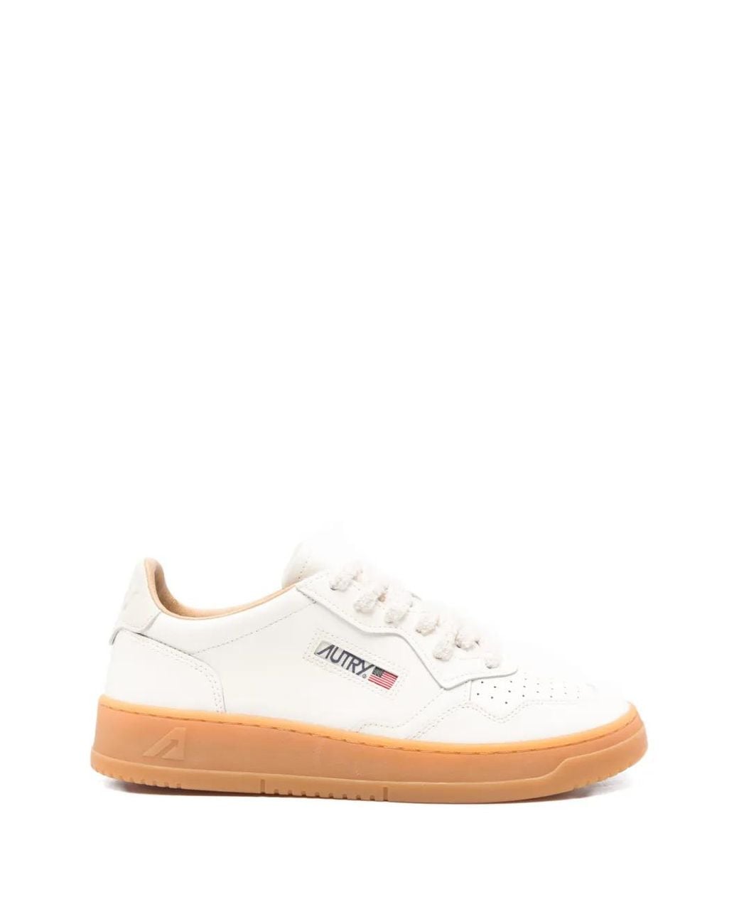 Autry White Medalist Low Soflea/Nab for men