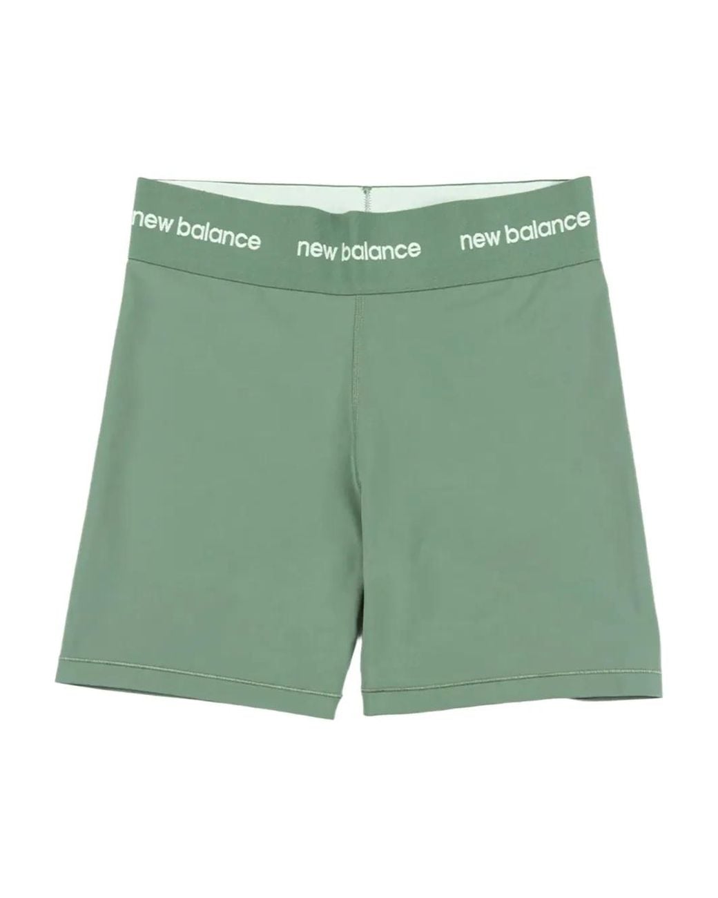 New Balance Green Elasticated-Waistband Shorts