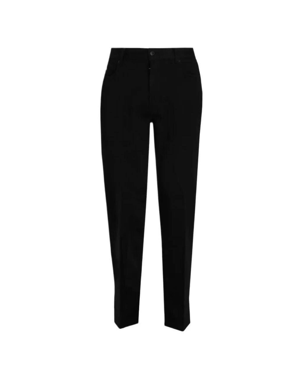 Emporio Armani Black J76 Five-Pocket Trousers for men