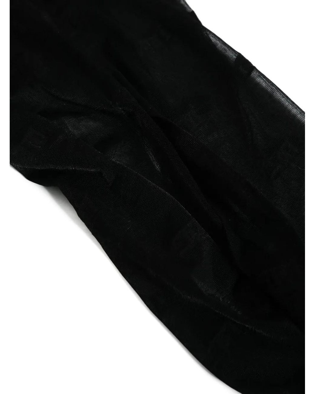 Dolce & Gabbana Gray Dna Monogram-Pattern Tights