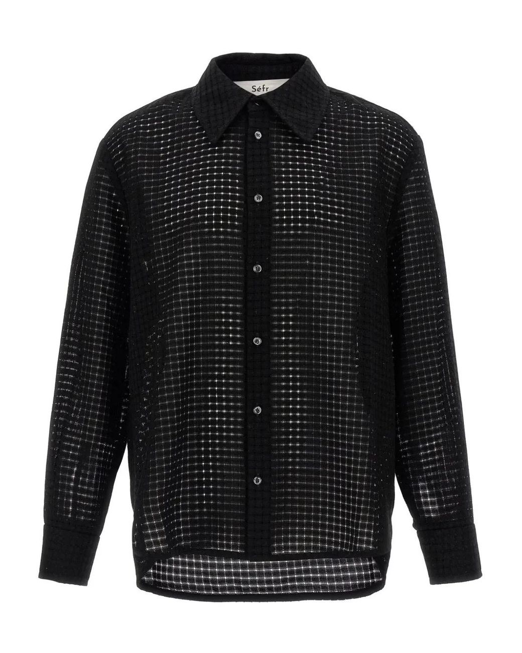 Camicia Wes di Séfr in Black da Uomo