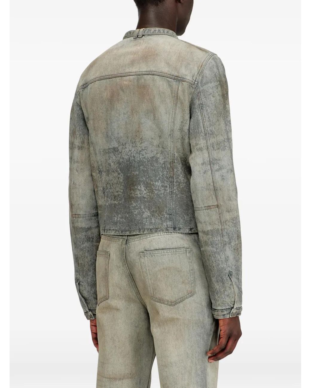 DIESEL Green Veste D-Vulmar-Fsi En Jean for men