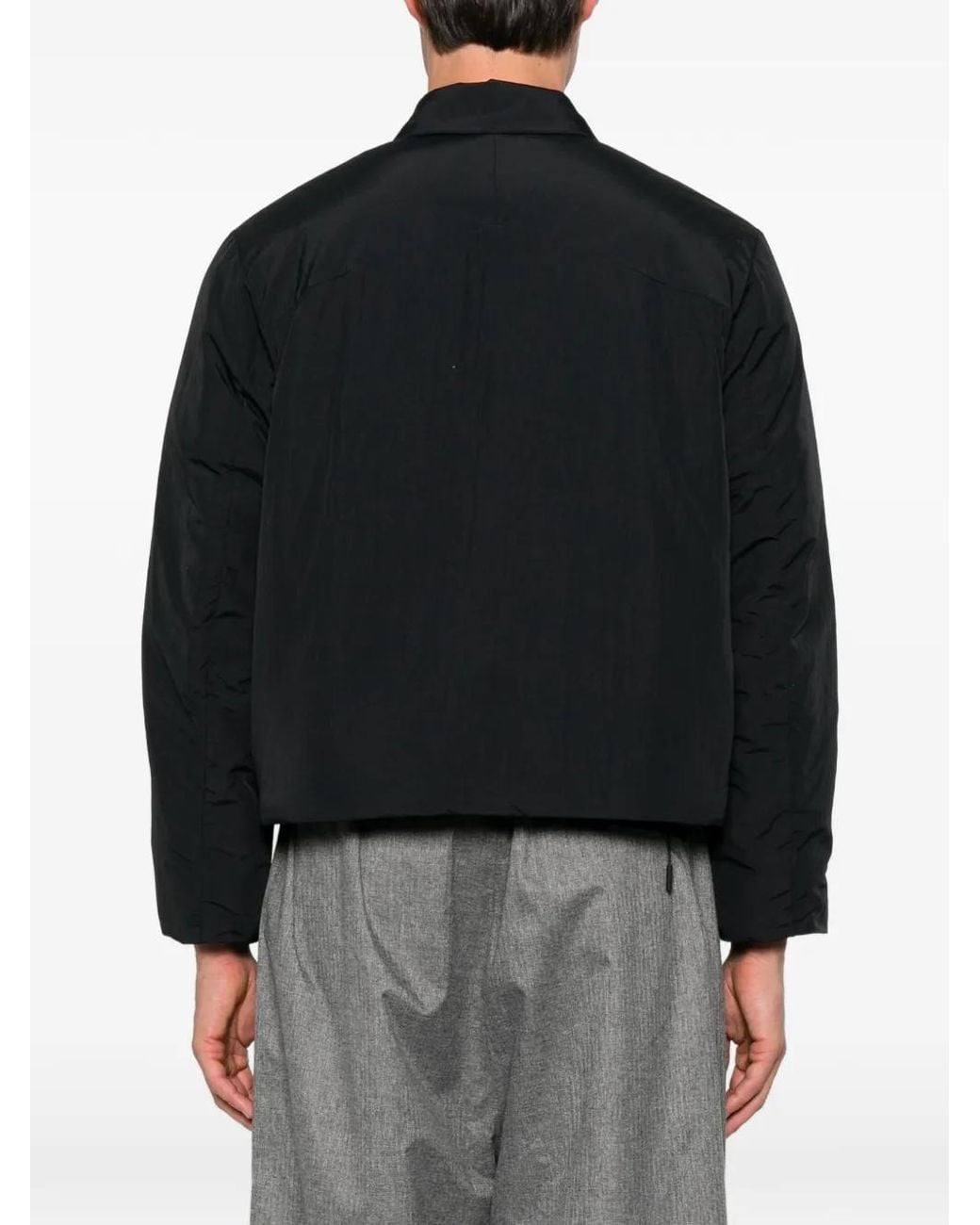 Veilance Black Corva Zip-Up Insulated Jacket for men