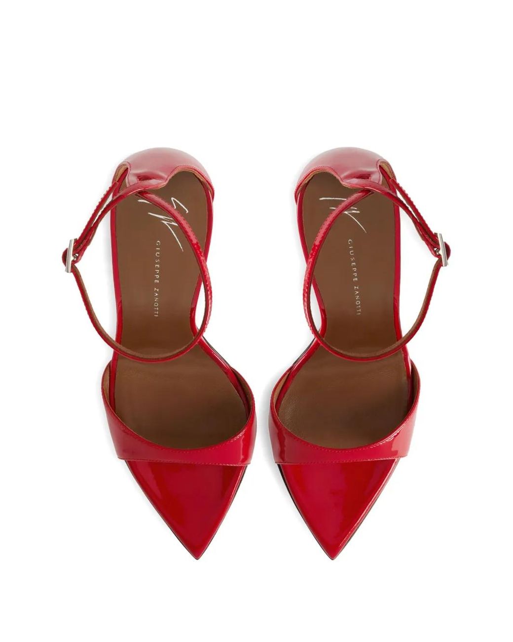 Giuseppe Zanotti Red Intriigo Strap Sandals 105