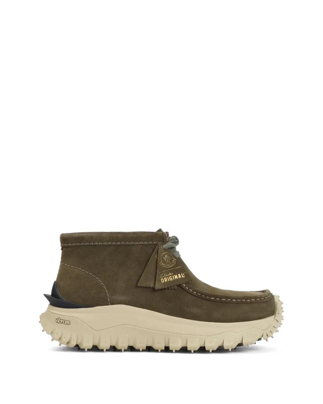 Moncler Brown X Clarks Originals Trailgrip Wallabee Gtx Suede Boots for men