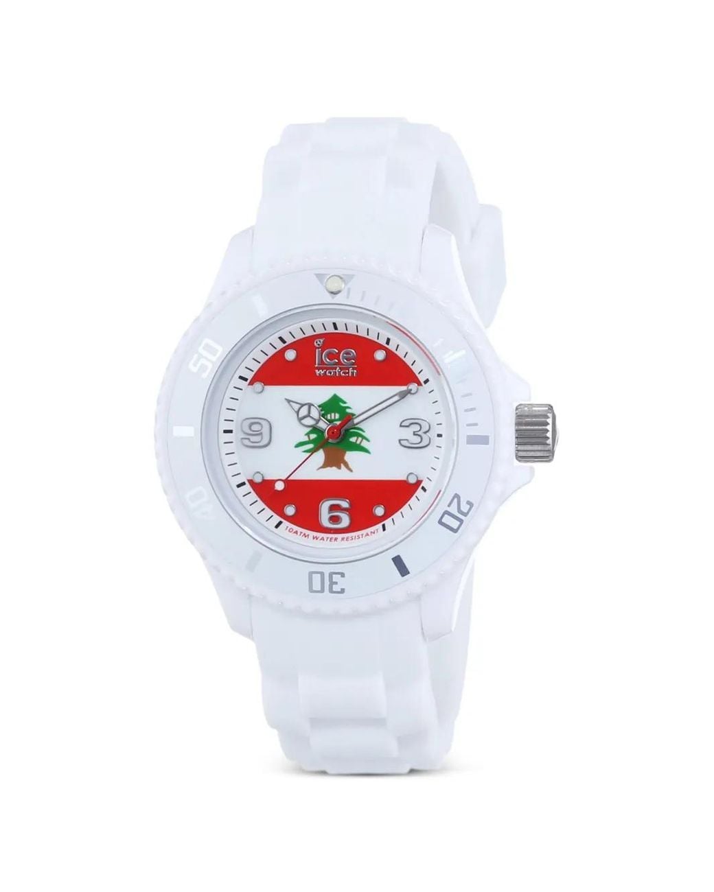 Ice-watch White Lebanese Flag 40Mm Watch