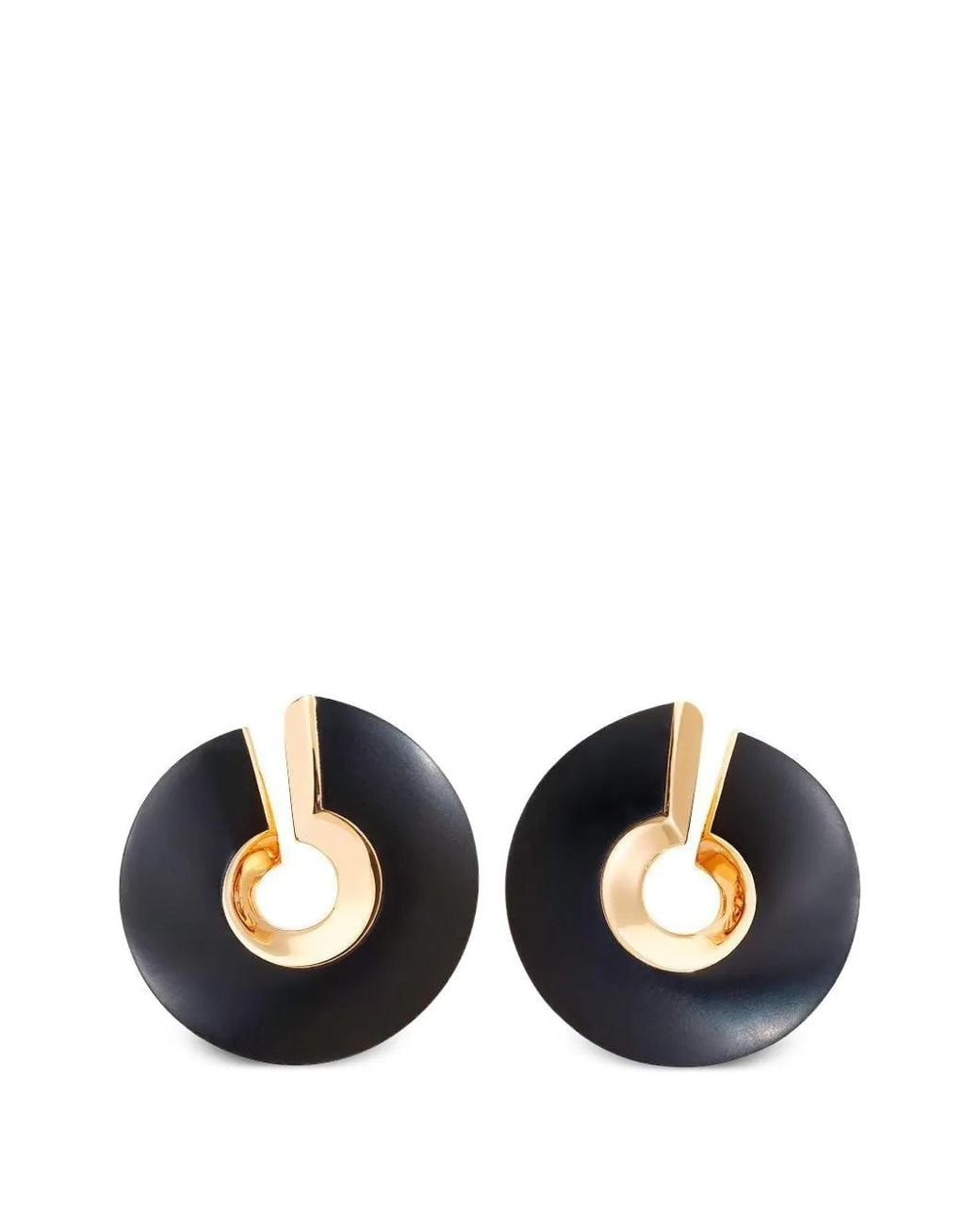 Vhernier Blue Boucles D'Oreilles Mi-Longues Verso