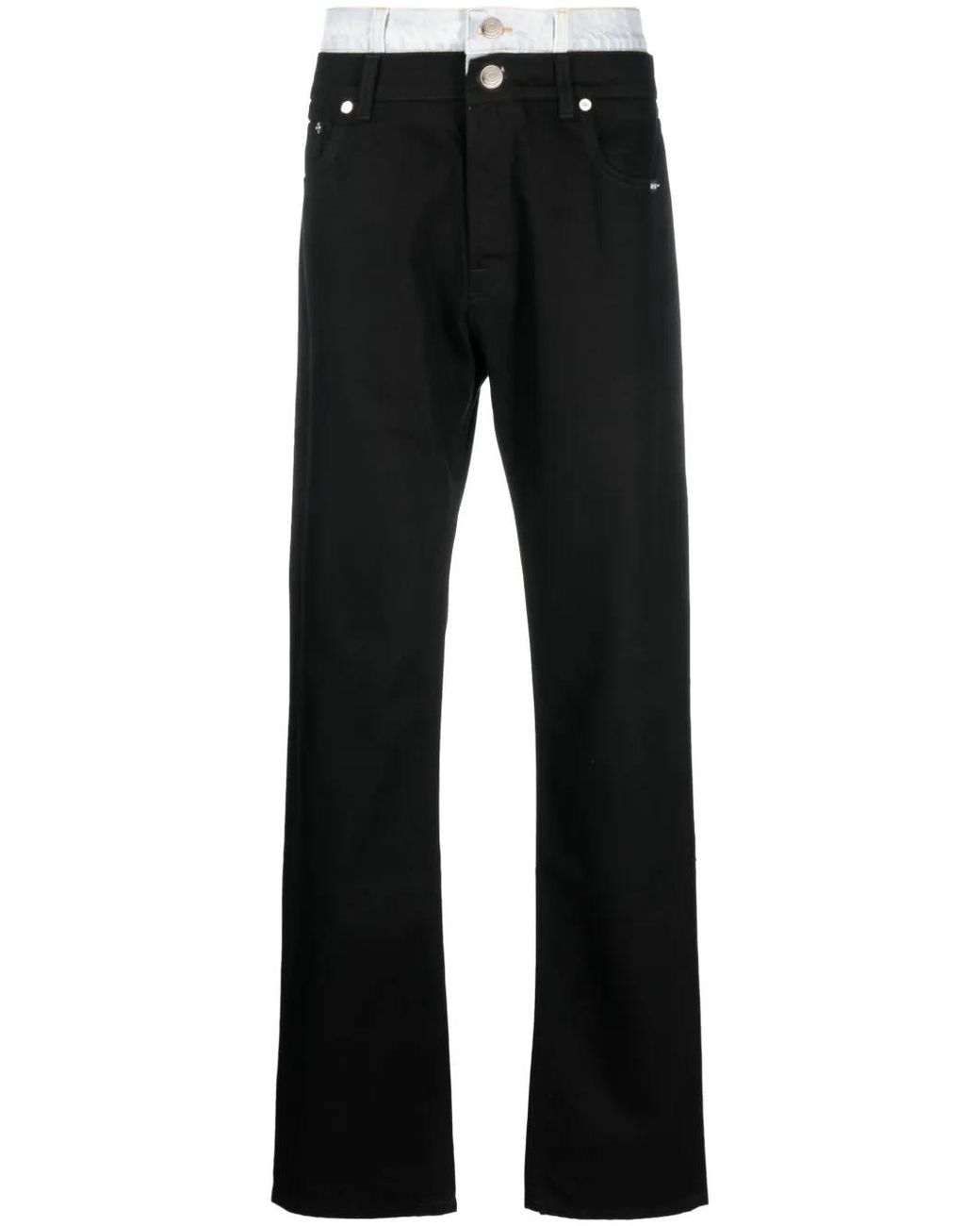 VTMNTS Straight Jeans in het Black voor heren