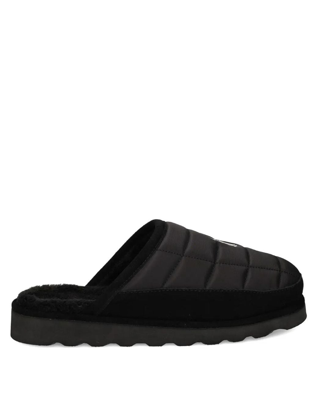 Polo Ralph Lauren Black Reade Suede-Trim Slippers for men
