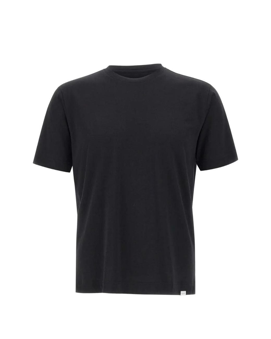 Diktat Black Supima Crewneck Cotton T-Shirt for men