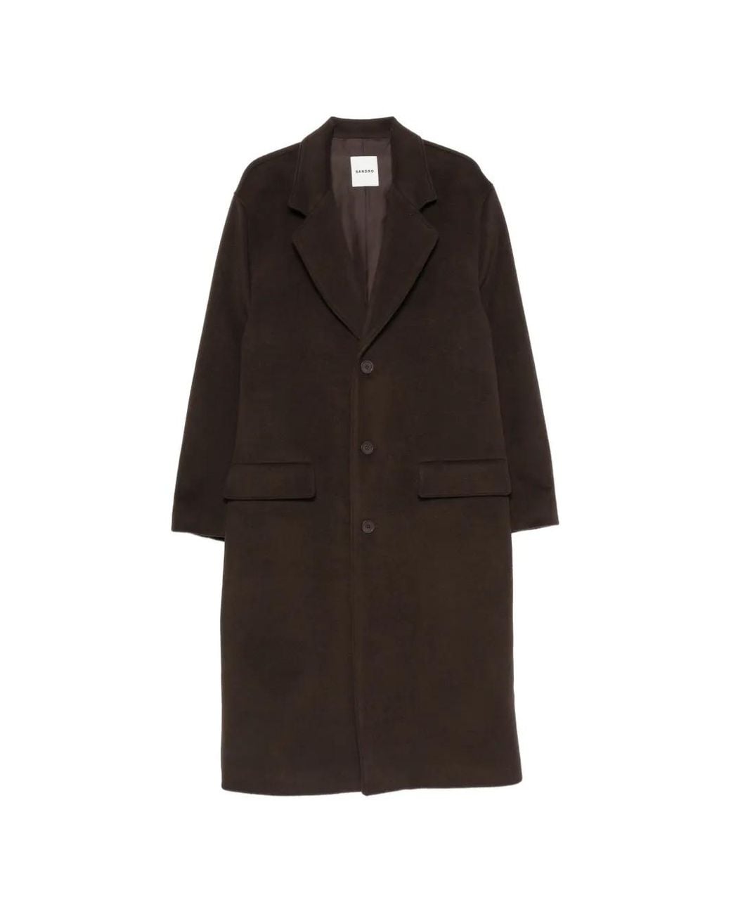 Sobretodo William Con Botones Sandro de hombre de color Brown